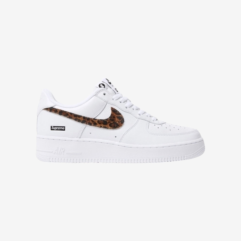 Tênis Nike Air Force 1 Low x GOODENOUGH x Supreme "White/Leopard"