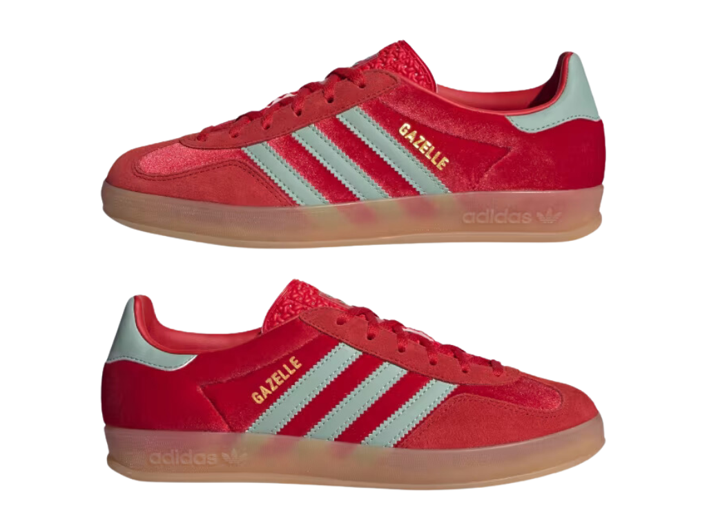 Tênis Adidas Gazelle Indoor "Better Scarlet"