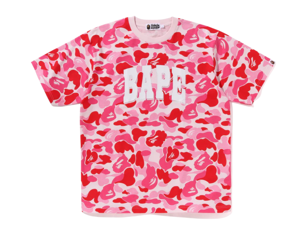 Camiseta ABC CAMO RELAXED FIT BAPE LOGO TEE
