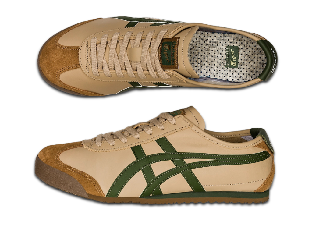 Tênis Onitsuka Tiger Mexico 66 'BEIGE/GRASS GREEN'