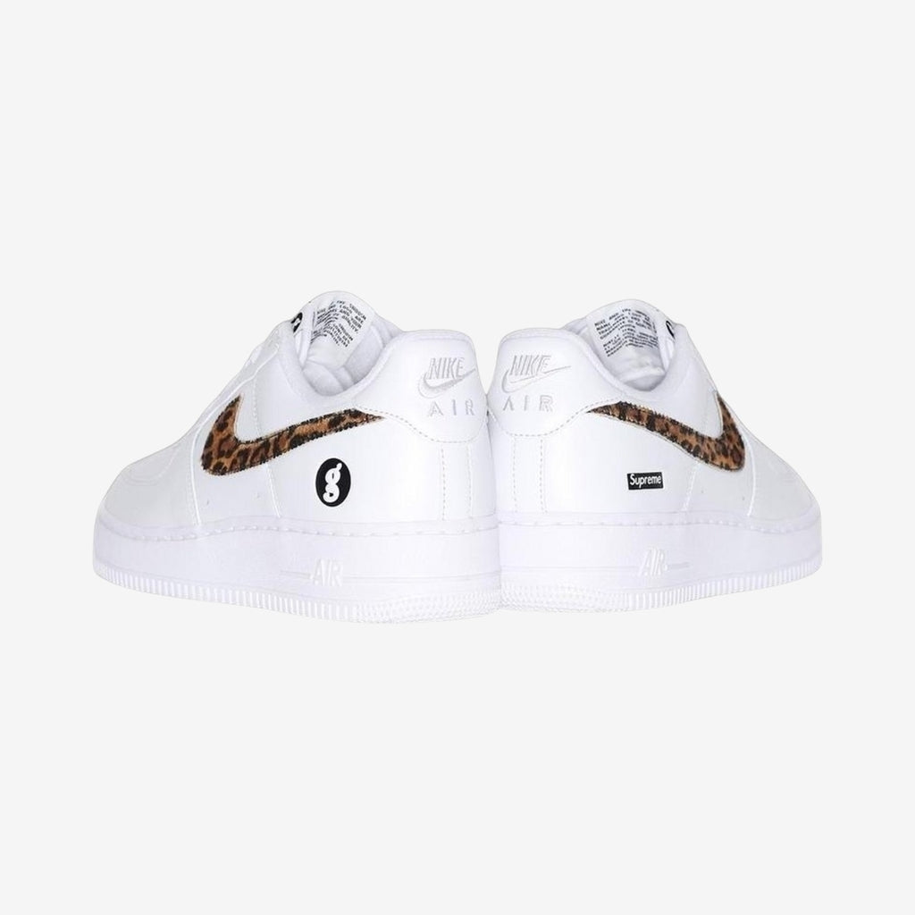 Tênis Nike Air Force 1 Low x GOODENOUGH x Supreme "White/Leopard"